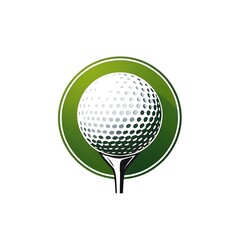 golf template logo design for golf club isolated on white background
