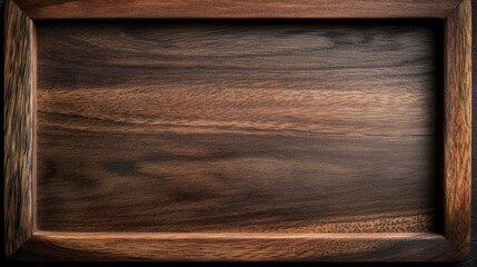 Smooth Dark Wood Frame for Art Display or Photograph