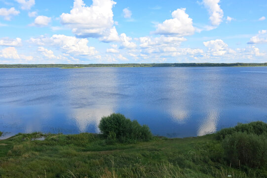 summer view of Lake Solomeno on Toropets
