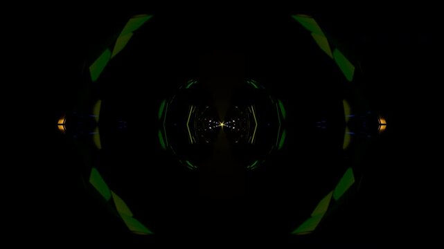 Symphony of Color and Sound Captured Beautifully in a Vibrant VJ Loop