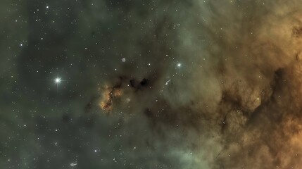 Obraz premium _Space_scene_with_stars_in_the_galaxy._Pano