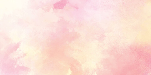 Light pink and yellow beige watercolor with subtle pastel tones background, watercolor picture painting illustration background, Splash acrylic colorful background.	
