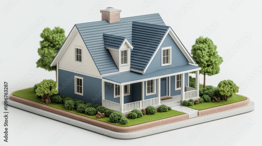 Poster detailed 3d house layout design with precision measurements and spatial organization for architects 