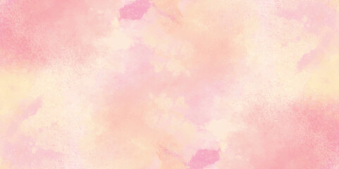 Light pink and yellow beige watercolor with subtle pastel tones background, watercolor picture painting illustration background, Splash acrylic colorful background.	