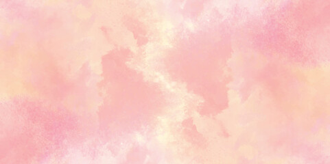 Light pink and yellow beige watercolor with subtle pastel tones background, watercolor picture painting illustration background, Splash acrylic colorful background.	