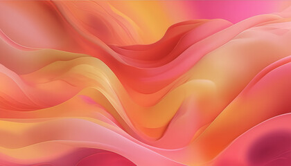 Fototapeta premium Golden Hour Sunset Gradient Flow
