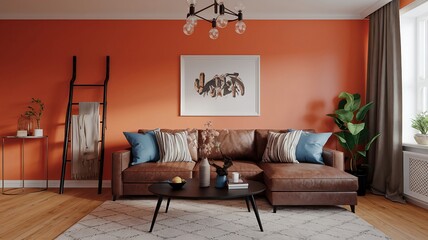 Modern Ambiance with Fireplace Touch