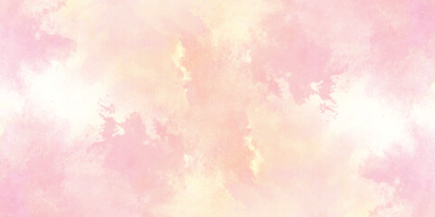 Light pink and yellow beige watercolor with subtle pastel tones background, watercolor picture painting illustration background, Splash acrylic colorful background.	