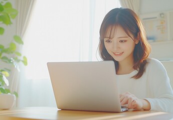 person working on laptop