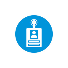 Obraz premium identity card icon symbol sign vector