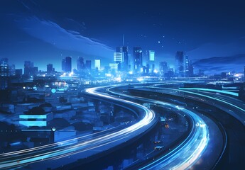 Fototapeta premium Future urban transportation