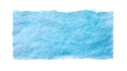 light blue torn watercolor paper