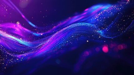 Generate a vibrant and dynamic hero image for a webdeveloper designer website. Use a color scheme of purples and blues to create a sense of innovation and forward-thinking. purple theme