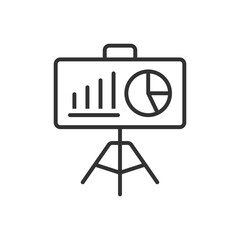 Chart Presentation Icon