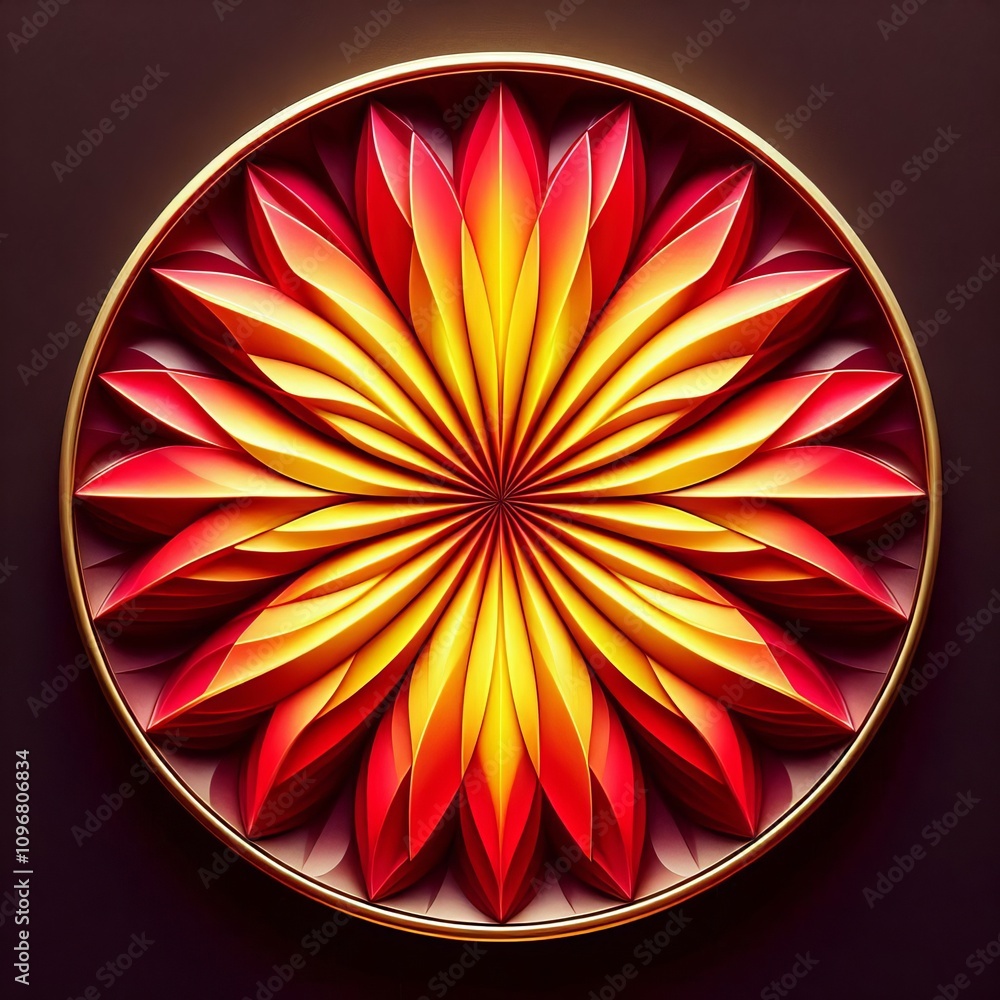 Aufkleber red to yellow gradient a radial or linear gradient from red in t