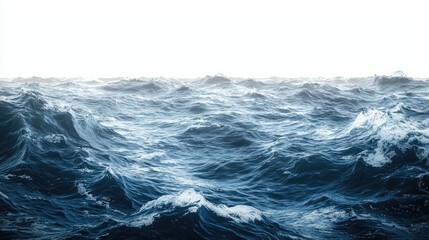 sea flood with transparent background