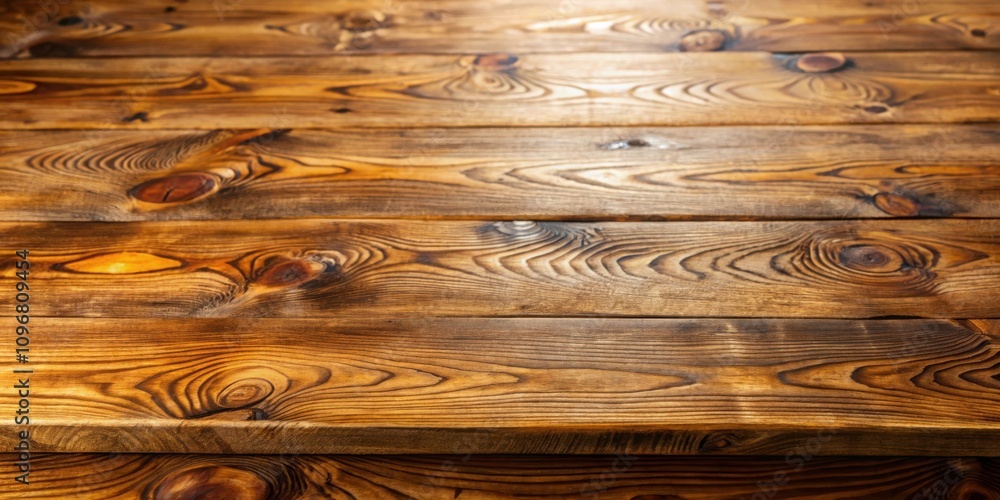 Poster rustic wooden surface with knots and grain patterns, ideal for product displays and natural backgrou