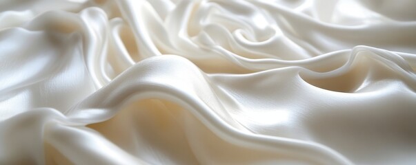 Obraz premium white background with smooth lines, Generative AI