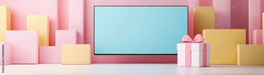 Poster order processing concept. order confirmation screen with real-time tracking, customer interface, 3d 