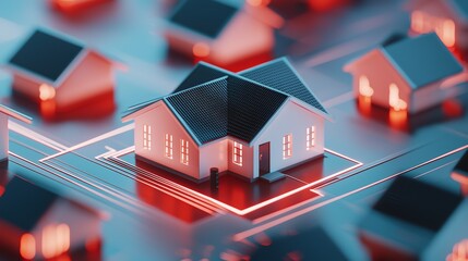 An interactive hologram of a personal investment timeline, highlighting milestones like buying property or retirement planning.