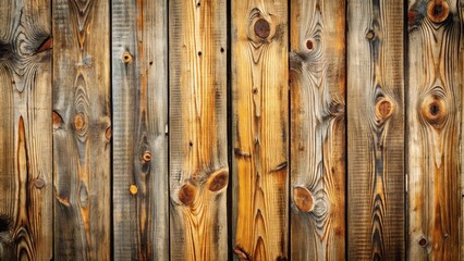 A close-up of weathered wooden planks, revealing intricate grain patterns and knots, showcasing the natural beauty of aged wood.