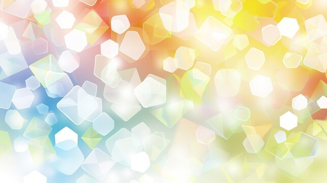 Light-Colored Abstract Background with Cube - a modern and minimalist visual. The soft hues and geometric cube create a serene and stylish composition.