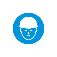 safety helmet icon symbol sign vector
