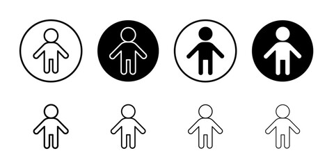 Baby icon web design in vector