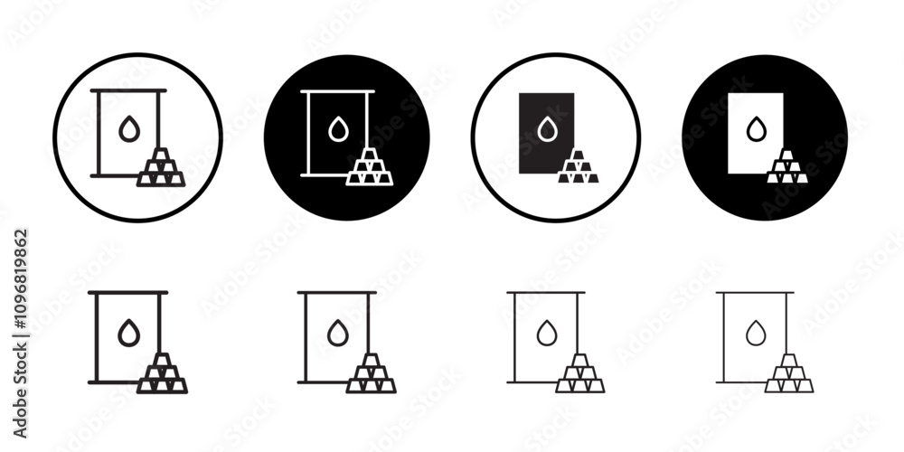 Poster commodity icon web design in vector