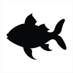 illustration of a bold fish