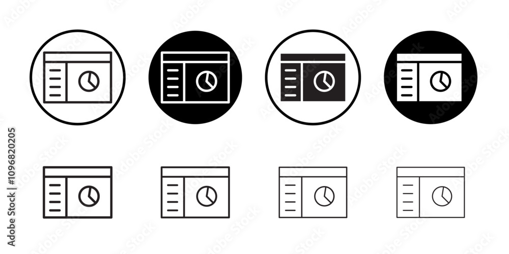 Poster crm icon web design in vector