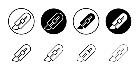 Cutter icon web design in vector