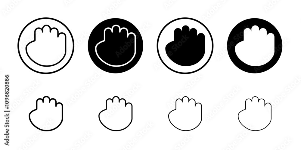 Poster empowerment icon web design in vector