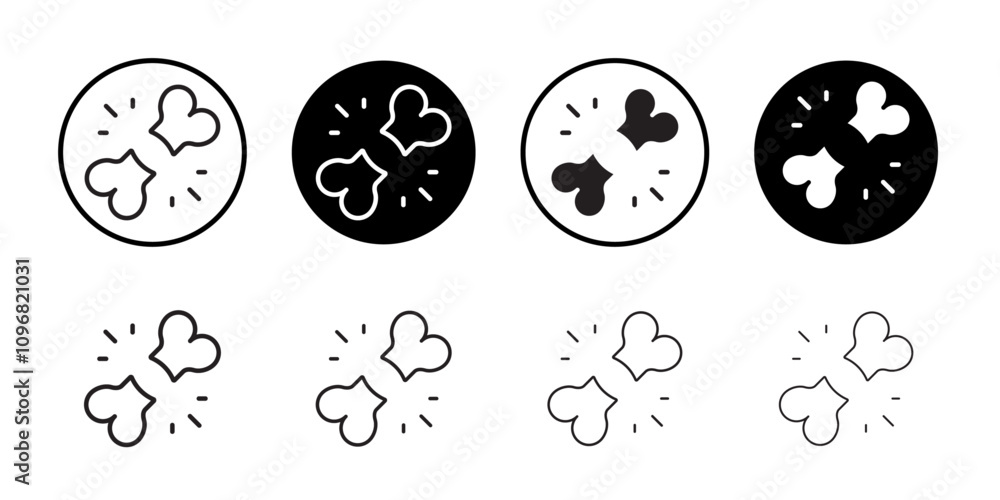 Aufkleber Fracture icon web design in vector