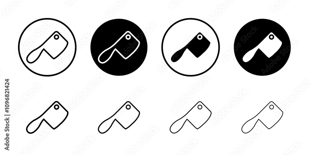 Aufkleber hatchet icon web design in vector