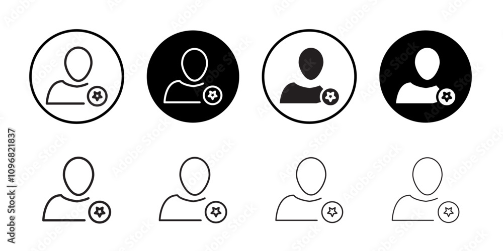 Poster influencer icon web design in vector