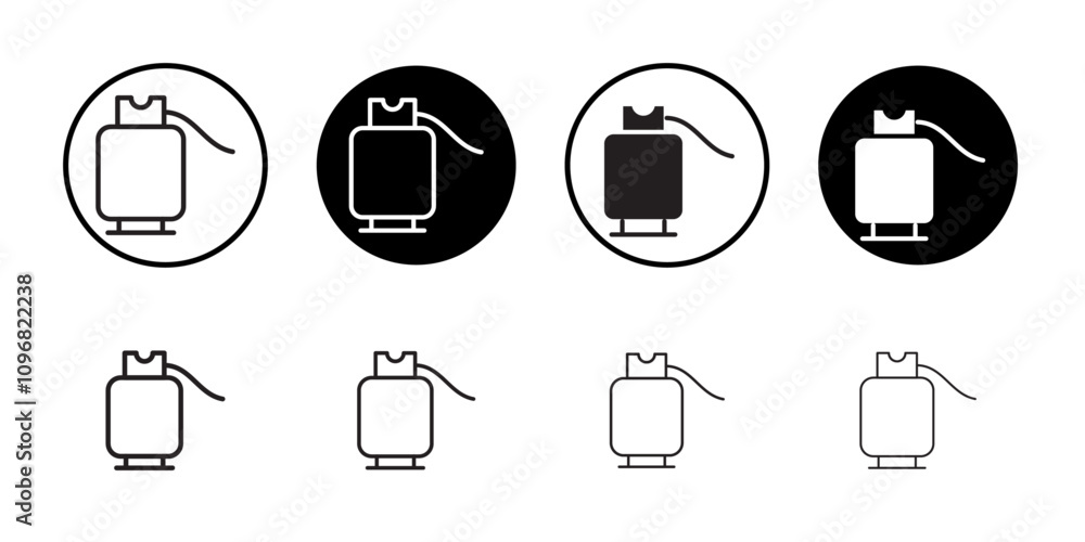 Poster LPG icon web design in vector