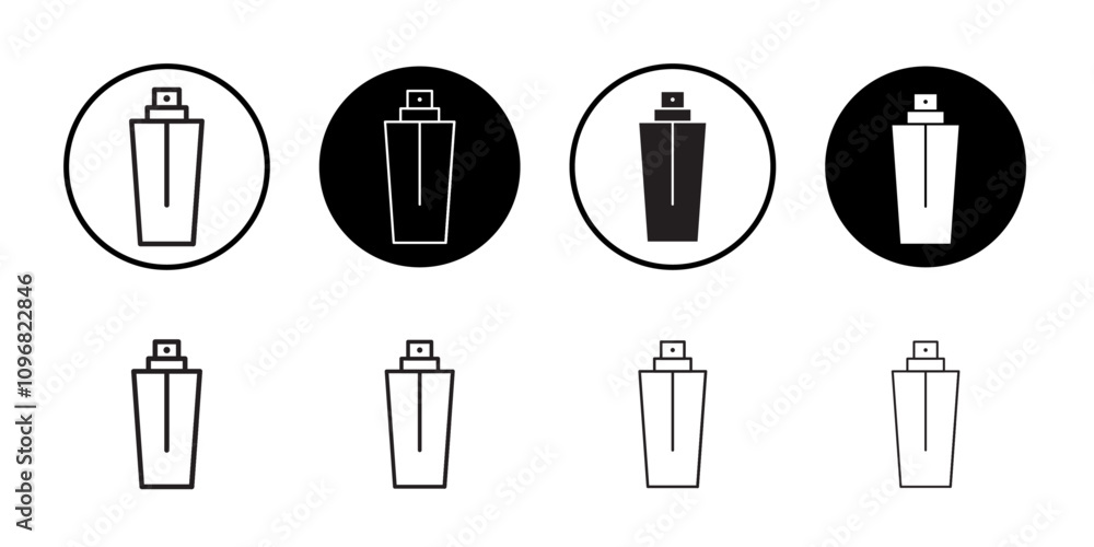 Poster Perfume icon web design in vector