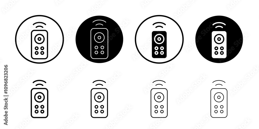Poster Remote icon web design in vector
