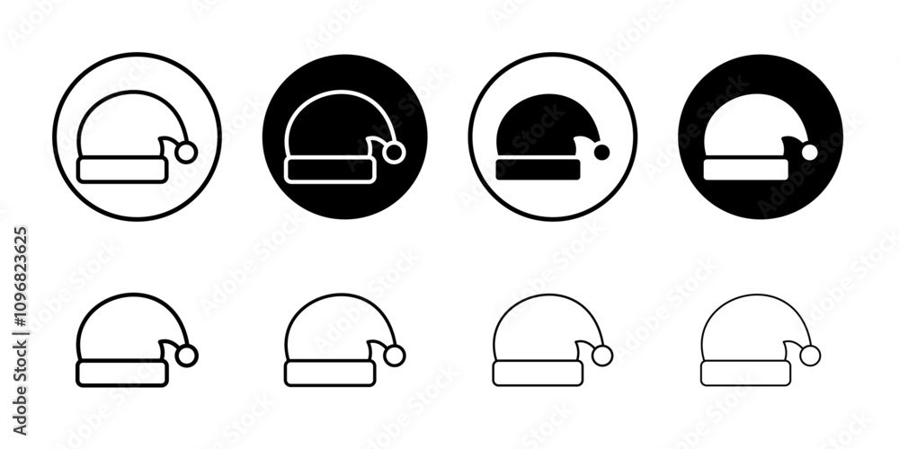 Poster sleeping hat icon web design in vector