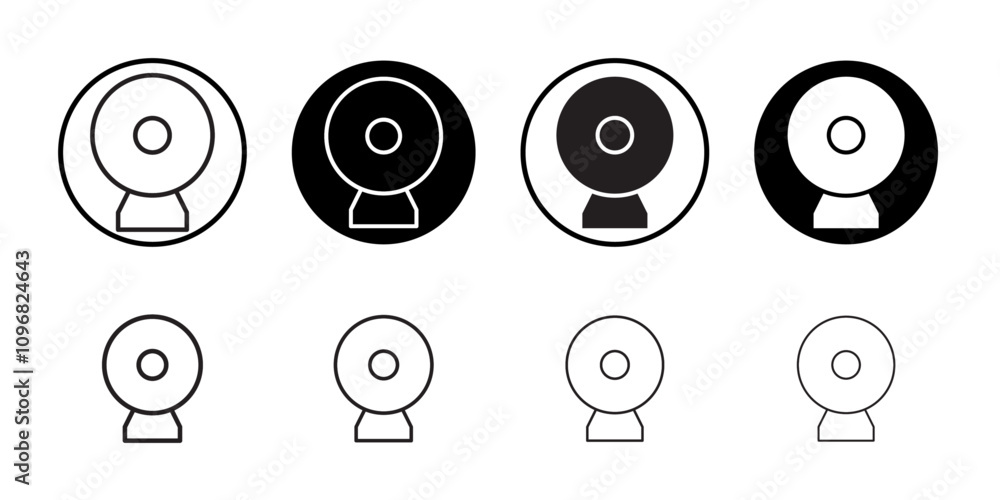 Poster Web camera icon web design in vector