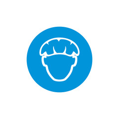 use hair net  icon symbol sign vector
