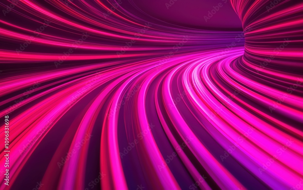 Aufkleber abstract motion blur in vibrant pink tones, creating a dynamic visual effect.