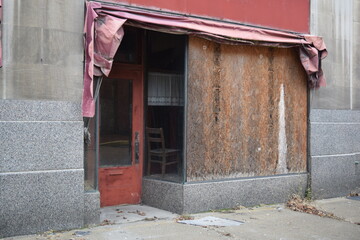 Old abandoned building in Brownsville Pennsylvania