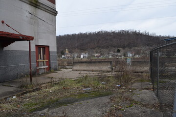 Old abandoned building in Brownsville Pennsylvania