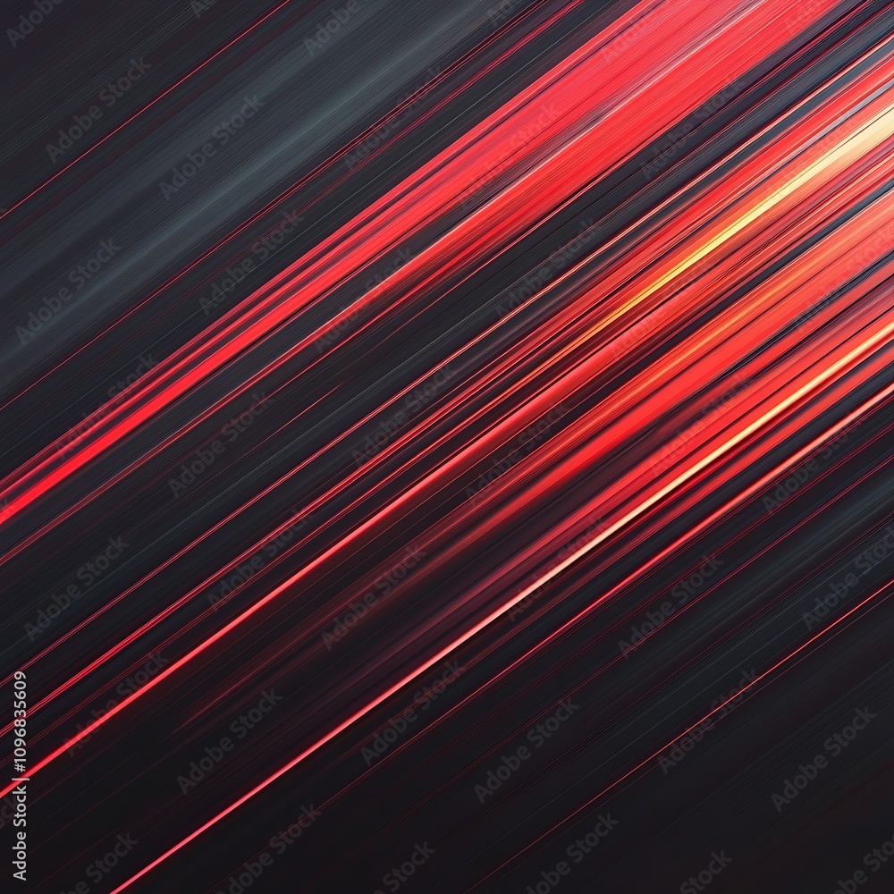 Poster abstract background with red lines