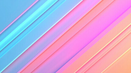 Obraz premium Colorful digital background, vaporwave aesthetics vibes, 90's pop neon colors.