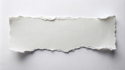 Isolated white paper perfect for minimalistic text designs and creative visual art