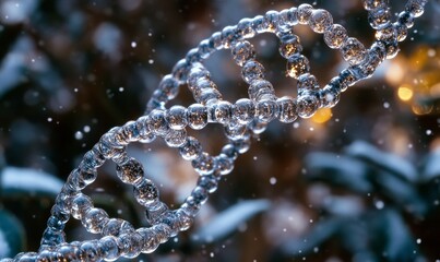 clear DNA strand, Generative AI