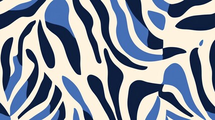 Blue and white zebra stripes a simple vector graphics